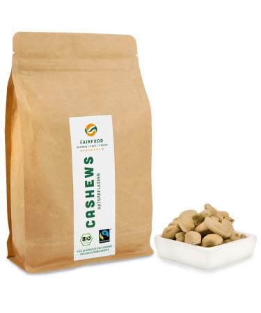 Organic Fairtrade Cashews: Natural (700g) | Cashews from Burkina Faso | Natural quality and fairly traded - Buy Online on GoSupps.com