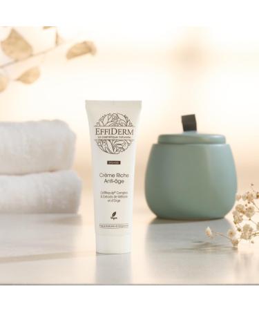 EFFIDERM - Anti-Aging Rich Cream - CellRepulp Complex Formula - Shea Butter and Sweet Almond Oil - Mature Skin - 50 ml tube made of recycled plastic - Buy Online on GoSupps.com