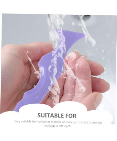 Beavorty 4 Pcs Silicone Beauty Ruler Eye Shadow Angled Eyeliner Stencils Eyeliner Stencils Aid Sample Face - Buy Online on GoSupps.com