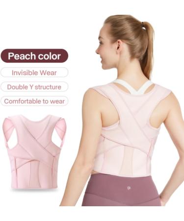 Posture Corrector for Men and Women Back Support Posture Corrector for Pain Relief Small Pink - Buy Online on GoSupps.com