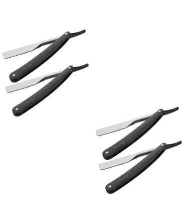 Beaupretty 2st Barturasierer for men barber hairdresser for men bald head razor for men Rastrillos para afeitar para hombre bears razor men razor manuel man cosmetics blackx2pcs 2 pcsx2PCs