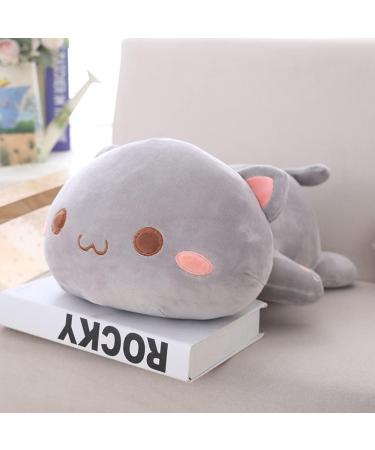 NatureMan Cute Kitten Plush Toy Stuffed Animal Pet Kitty Soft Anime Cat Plush Pillow children'sPlush cat doll Pillow toys (grey) - Buy Online on GoSupps.com