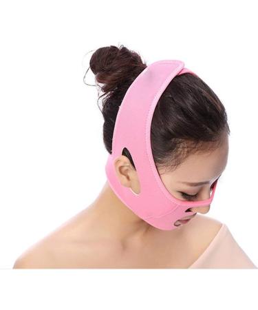 V-Facial Slimming Strap - Anti-Folded Facial Belt for Double Chin & Lifting - Pink Facial Correction Artifact for Beauty & Sleep - Buy Online on GoSupps.com