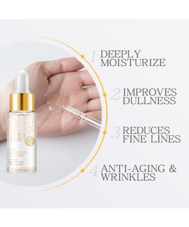 24K Mucin Snail Essence Snail Mucin Serum Face Moisturiser with Hyaluronic Acid Serum Niacinamide Serum Ginseng Extract Skincare for Hydrating Anti-Wrinkle Even Skin Tone - Buy Online on GoSupps.com