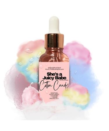 The Blush Spot -Cotton Candy Yoni Oil for Women Feminine Intimate Oil for pH Balance Ingrown Hairs & Moisturizing Sweet Scented Natural for Daily Feminine Care Scented NOT Flavored