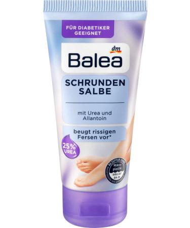 Balea Foot Cream for Cracked Skin - Urea 25% (Pack of 4 x 50ml) | Soothing & Repairing International Shipping - Buy Online on GoSupps.com