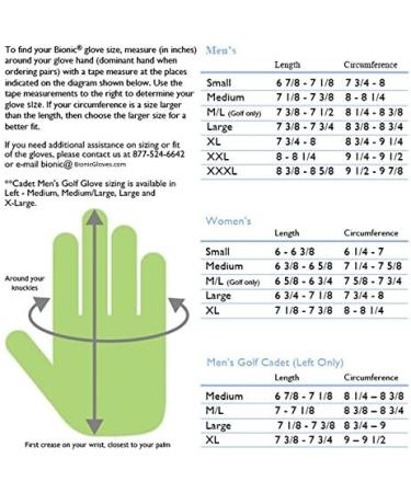 Men's BIONIC StableGrip Golf Glove - Natural Fit Technology - Genuine Cabretta Leather - White (Large) - Buy Online on GoSupps.com