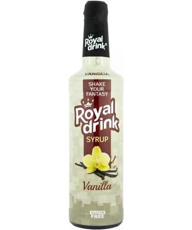 Royal Drink - Assortment of Syrup 3 Flavors (Caramel - Vanilla - Hazelnut) - 3 x 700ml | For Coffee and Cocktails | Gluten Free | Made in Italy - Buy Online on GoSupps.com