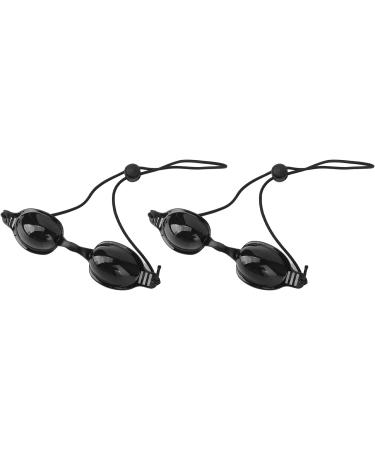 ZJchao 2pcs IPL Laser Protection Eye Goggles for LED Freckle Removal Black Goggles Blocking Red Safety Glasses for LED Freckle Removal Black for Laser Hair Removal and Cosmetology Opera - Buy Online on GoSupps.com