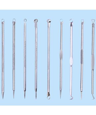 9 Stainless Steel Fittings Acne Blackheads Beads Acne Remover Needle Beauty Care Tool Face Anti-infective - Buy Online on GoSupps.com