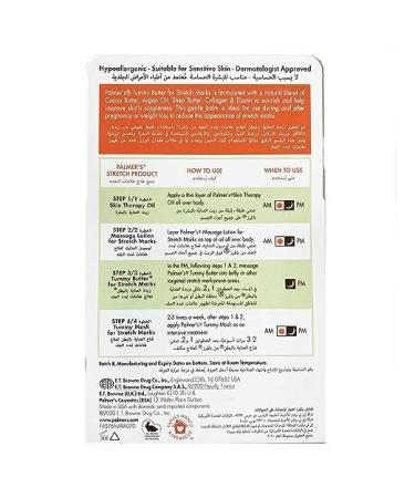 Cocoa Butter Formula Tummy for Stretch Marks - 4.4 Oz | Best Relief for Pregnancy & Weight Gain - Buy Online on GoSupps.com