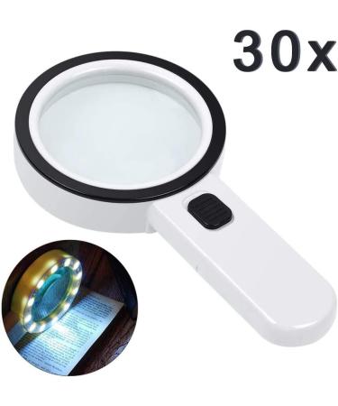 SUIOPPYUW Magnifier Convenient doublelayer nonslip luminous lens with thin handle magnifying glass for driving seniors - Buy Online on GoSupps.com