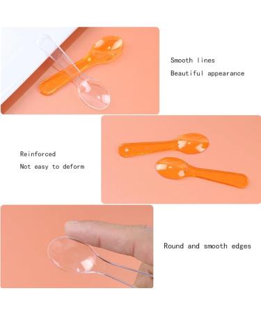 200 Pcs Plastic Spoons 3 Inch Disposable Mini Colored Taster Spoons Small Ice Cream Dessert Spoons for Tasting Cake Yogurt Jello Jam Multi-Color (Mixed Colors 200 Pcs) - Buy Online on GoSupps.com