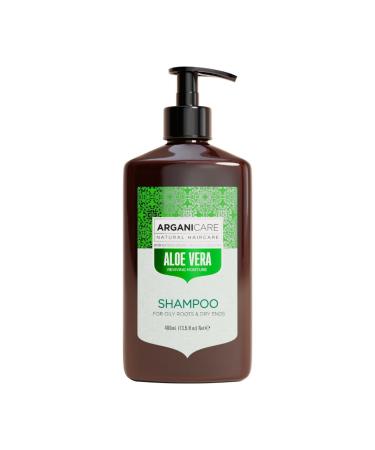 Arganicare Revitalizing shampoo with aloe vera care for dry hair quick degreasing 400 ml bottle