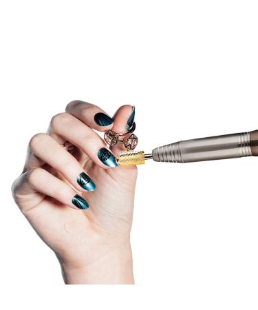 Safety Nail Drill Bit Set - Professional 3Pcs Carbide Bits for Acrylic Nails - Medium Fine Coarse - 3/32 Inch - Buy Online on GoSupps.com