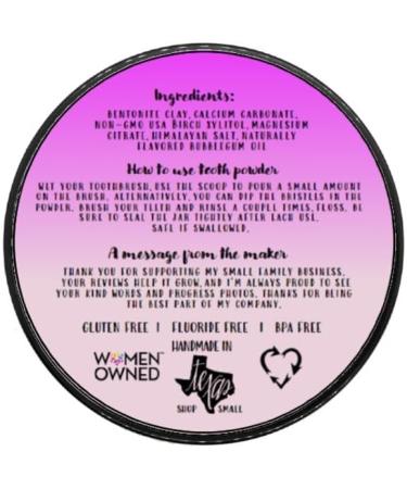 Remineralizing Vegan Tooth Powder for Kids | Bubblegum Flavor | Natural Whitening & Stronger Teeth | 1.5oz - Buy Online on GoSupps.com