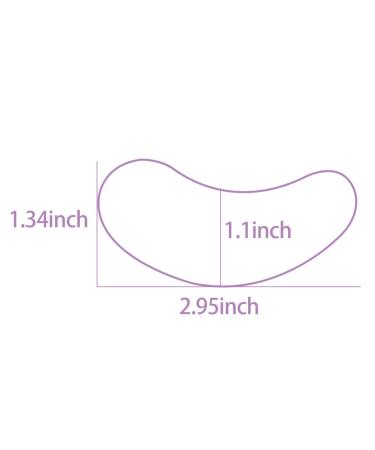 Florica 50 Pair Lint-Free Eye Pads for Eyelash Extensions - Hydrogel Gel Patches & Eye Masks (Purple) - Buy Online on GoSupps.com