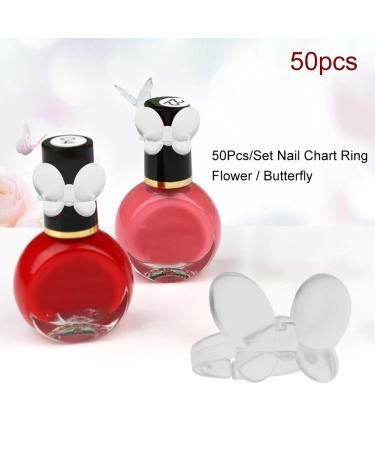 Buy Stylish Butterfly Transparent Reusable Nail Tips - Durable & Beautiful for Practice | International Shipping - Buy Online on GoSupps.com