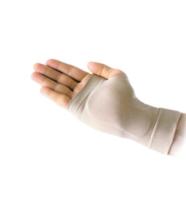 PDC Healthcare ORT4561 Wrist Hand Brace  Carpal Gel Sleeve  Right  Small/Medium  Natural