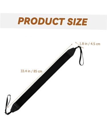 Milisten 2-Pack Camera Strap - Cushioned Fabric Adjustable Black (85x4.5cm) - Perfect for International Shipping - Buy Online on GoSupps.com