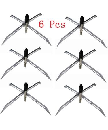 Scoland Shooter Turkey Hunting Broadheads 150 Grain 4 Cutting Dia Archery Arrow Piont 6PK - Buy Online on GoSupps.com