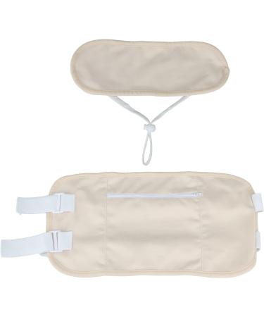 Raguso Castor Oil Neck Pack | Ergonomic Waterproof Velcro Belt | Double-Layer Compression Pads | Organic Culinary Oil Packaging for Yoga & Wellness - Buy Online on GoSupps.com