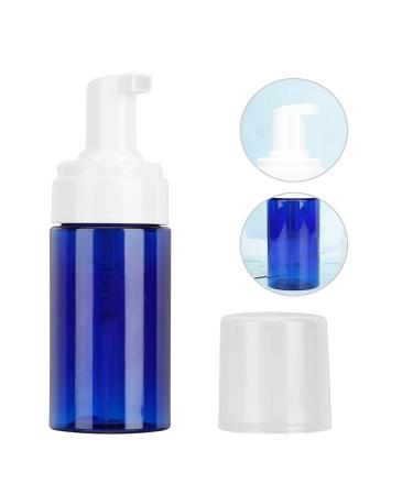 Empty Bottle Portable Mousse Foaming Empty Bottle Foaming Containers Refillable Sample Storage Bottle Compact Travel Size 100ml (Blau (Pumpenkopf))