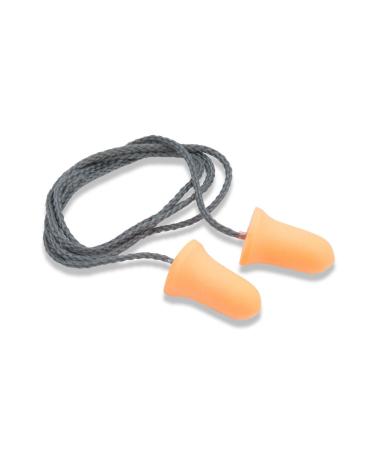 212 Performance HPD05C-09100 Bell Shape 33 dB NRR Disposable Foam Corded Ear Plugs 100-Pair Box