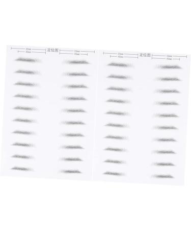 FOMIYES 6 Sheets Pairs Stick on Brows Eyebrows Skz Stickers Simulation Eyebrow Makeup Tools 3 Proof 1 count (Pack of 1) As Shownx3pcs - Buy Online on GoSupps.com