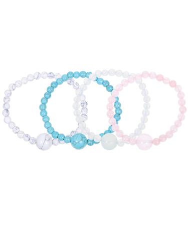 COHEALI Car Decor Car Decor Car Decor Round Glasses Anti Motion Sickness Bands Glass Strand Power Travel Anti Nausea Wristband for Travel Nausea Car Decor Round Glasses Round Glasses Round Glasses