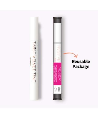PASSIONCAT Long Lasting Lip Stain & Cheek Tint | High Pigment Matte Finish | Twist Velvet Tint 8 Poppin-Pink - Buy Online on GoSupps.com