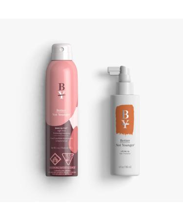Better Not Younger Volume Styling Bundle: Wake Up Call High Hold Spray & Lift Me Up Hair Thickening Spray Combo Wake Up Call - Lift me Up Hair Spray