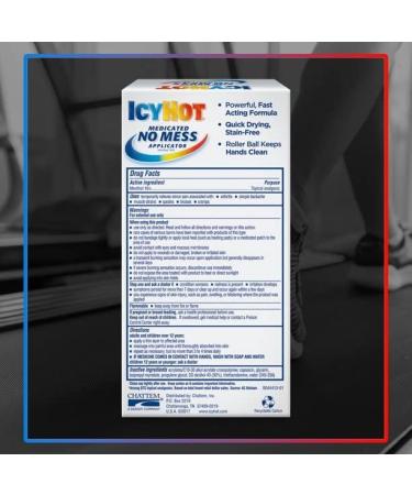 ICY HOT No Mess Applicator 2.5oz by CHATTEM Incorporated - Buy Online on GoSupps.com