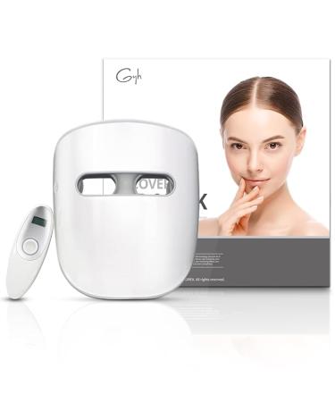 GYH Led Face Mask Light Therapy, Red Light Therapy for Face, FSA/HSA Eligible, Wireless High Dose Red, Infrared & Blue Light Therapy Mask for Skin Care, Anti-ageing Cloud-S (RB-014) - Buy Online on GoSupps.com