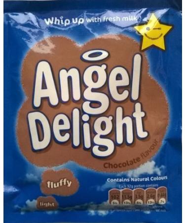 Birds Angel Delight Chocolate Flavour - 12 x 59gm