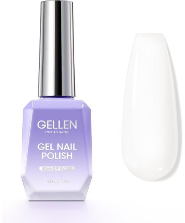 Gellen Gel Nail Polish 108 White Gel Nail Polish 18ml - Buy Online on GoSupps.com