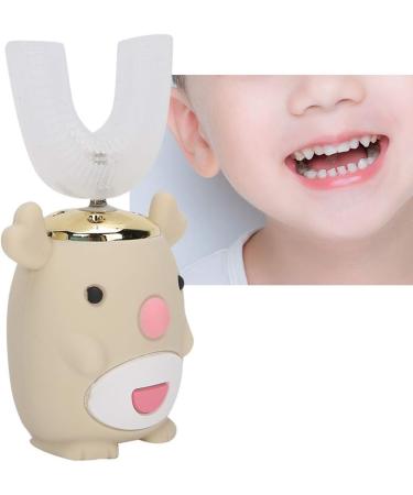 Kids 360 Degree Contact Toothbrush with Cute Cartoon Design - Oral Care Tool for Ages 2-6 (Lot de 1) - Buy Online on GoSupps.com