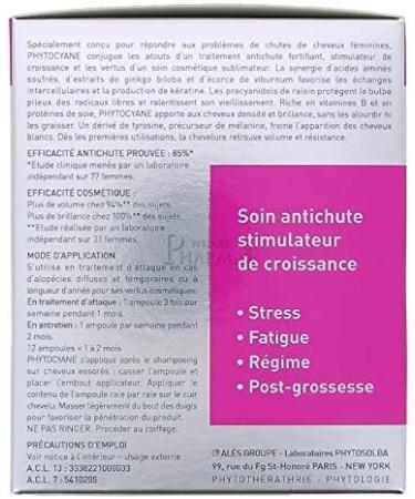 Phyto Phytocyane Anti-Hair Loss Treatment Growth Stimulator for Women 12 x 7.5 ml - Buy Online on GoSupps.com