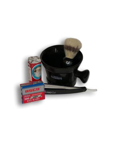 Femmas Shaving Set Large for the classic wet shave 5-piece Gift set 5 pieces