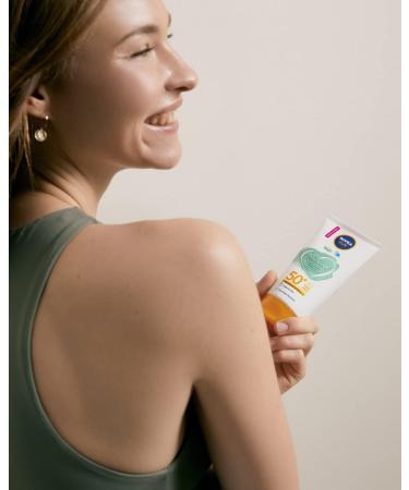 NIVEA SUN Kids Mineral Cream SPF 50+ (1 x 150 ml) 100% Minerals UVA/UVB Filter Sunscreen Ultra Water Resistant Sun Protection and Vegan Formula - Buy Online on GoSupps.com