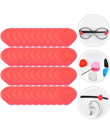 Beavorty Anti-Slip Glasses Ear Hooks - 20 Pairs Comfortable Silicone Sleeves for Glasses & Sunglasses - Red Accessories - Buy Online on GoSupps.com