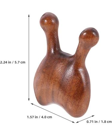 Beaupretty 2-Piece Wooden Facial & Body Massage Device - Multifunctional Acupuncture Tool for Relaxation & Wellness - Buy Online on GoSupps.com