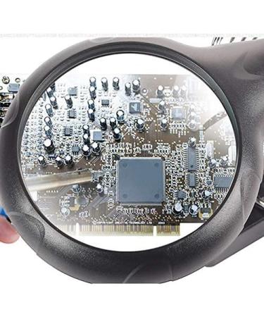 Metal Magnifier 10 Times with LED Lights Multi-Function Motherboard Repair Workbench 5 Times HD Repair Station Mobile Phone Repair Magnifier Lamp Hand-Carved Good Times - Buy Online on GoSupps.com