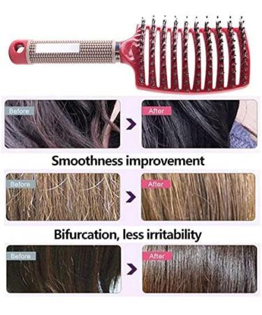 Voremy Magical Brush Detangler - Fast Drying Hairbrush for Men, Women, and Kids - Ideal for Wet or Dry Hair - Pink+Purple - Buy Online on GoSupps.com