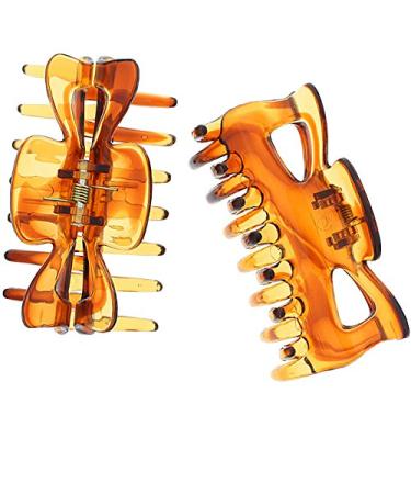 Buy Large Brown Hair Clips - Section Clips & Gripping Wave Riders for Long Hair | International Shipping - Buy Online on GoSupps.com