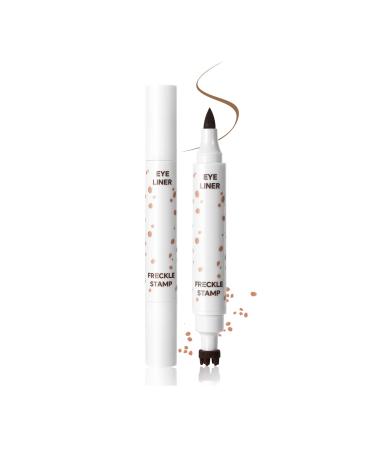 Stylo Taches de Rousseur & Eyeliner 2 en 1 | Freckles Naturels | Freckles Pen Rapide | Eyeliner R sistant (#1 3.6ml) #1 16 g (Lot de 1)
