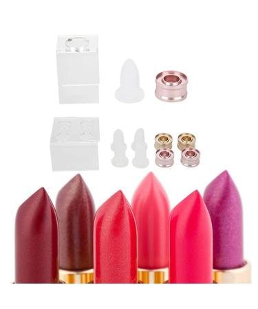 12.1 mm DIY lipstick form simple DIY lipstick form set beautiful different forms of lipstick manufacture form silicone lip balm form handicraft tool (inlet fission set)