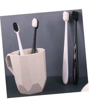 Buy Healvian 3ST Extra Soft Toothbrush for Sensitive Gums - Travel-Friendly Oral Care Tool with Charcoal Black Handle - Buy Online on GoSupps.com