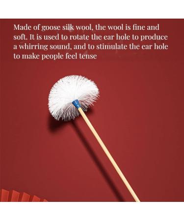 Ear Massage Set with Goose Feather Stainless Steel Earwax Cleaner Kits - 10pcs Ear Pick Curette and Remover Spoon - Buy Online on GoSupps.com
