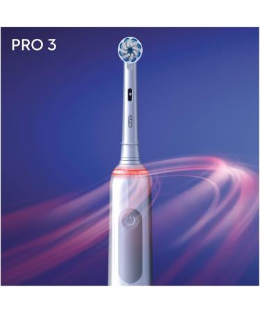 Oral-B Pro 3 3000 Sensitive Clean Electric Toothbrush - 3 Modes 360 Pressure Control Lightweight Design for Ultimate Dental Care - Buy Online on GoSupps.com